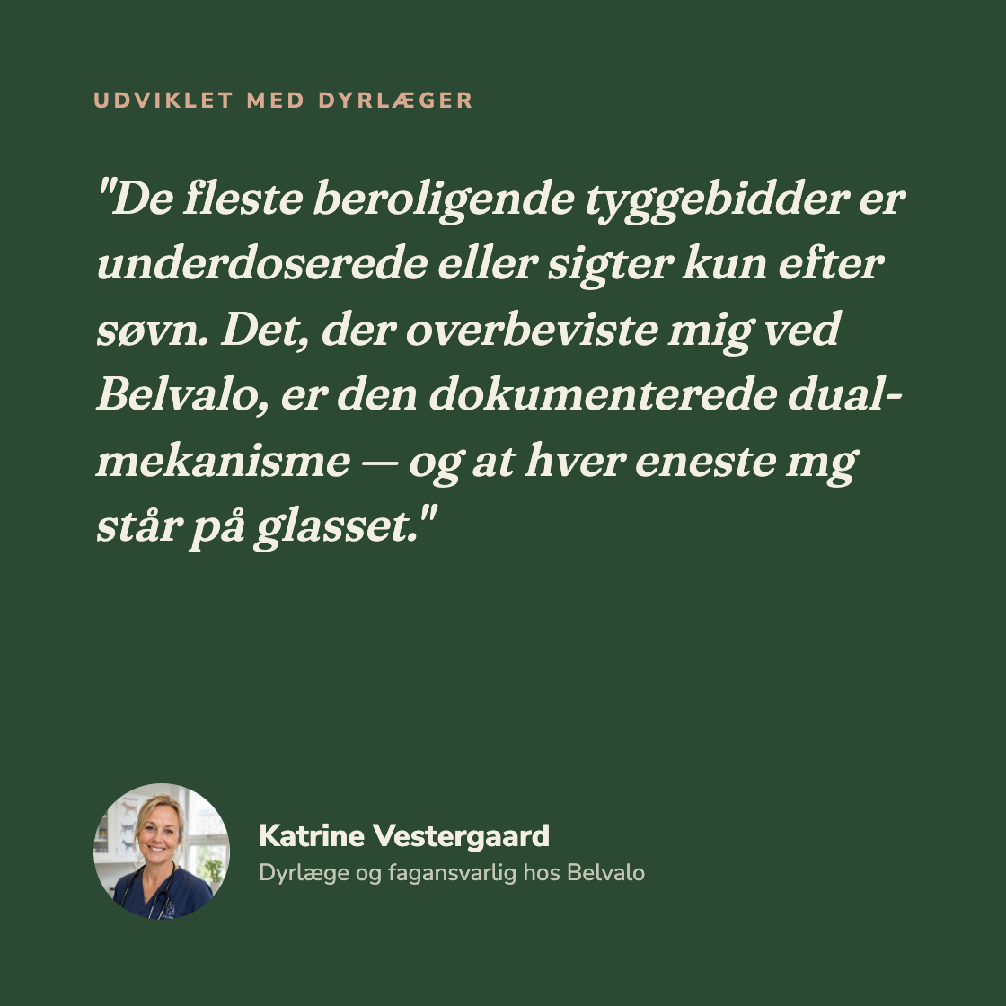 Belvalo Ro: Beroligende tyggebidder til hunde